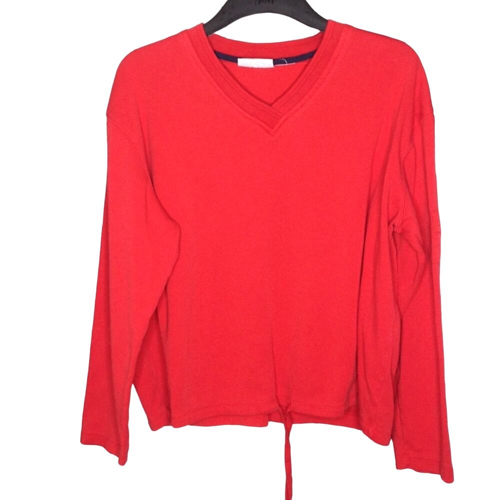 Catalina Long Sleeve V-Neck Top M/L